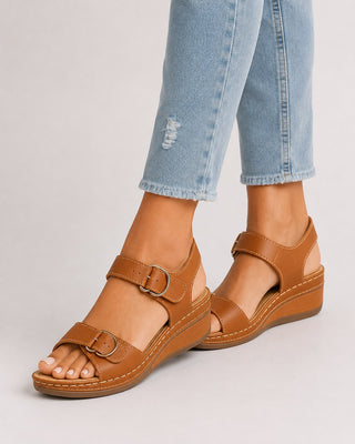 Modern Platform Sandals for Women with Adjustable Straps and Chunky Synthetic Sole for Comfort