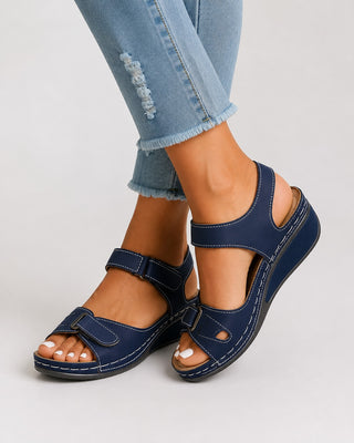 Modern Platform Sandals for Women with Adjustable Straps and Chunky Synthetic Sole for Comfort