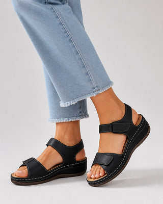 Modern Platform Sandals for Women with Adjustable Straps and Chunky Synthetic Sole for Comfort