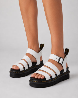 Modern Platform Sandals for Women with Strappy Design Chunky Sole and Adjustable Ankle Buckle