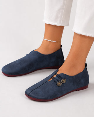 Casual Lace-Up Ankle Boots for Women Suede Upper Ankle Height Vintage Design